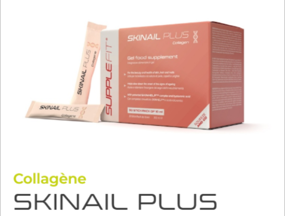 SKINAIL PLUS -COMPLÉMENT ALIMENTAIRE EN GEL POUR LA PEAU, LES CHEVEUX ET LES ONGLES - 300 ML